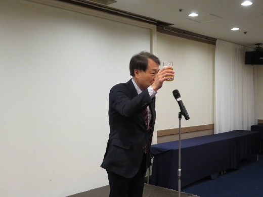 船津専務乾杯のご発声