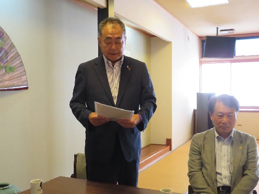 横田支部長ごあいさつ