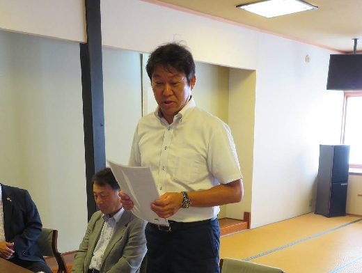 奥山委員長ごあいさつ