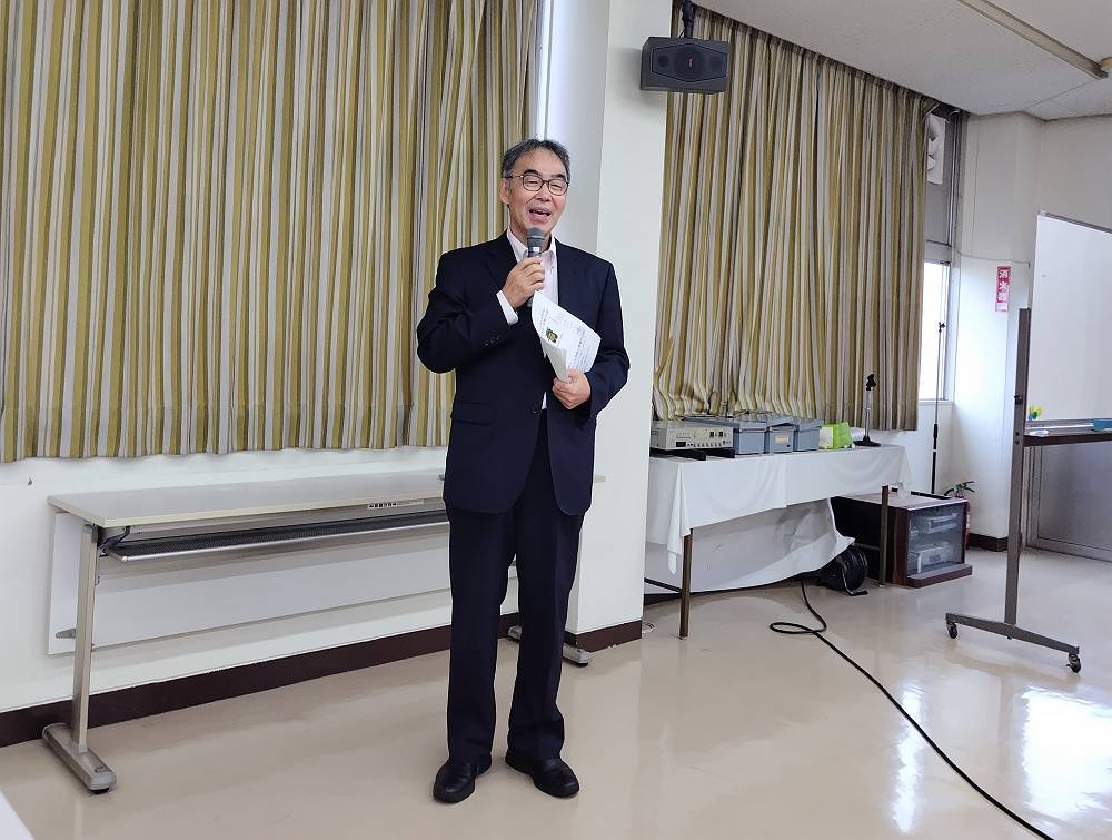 鶴ヶ島市商工会宅建部会　長谷川清部会長　開会のご挨拶