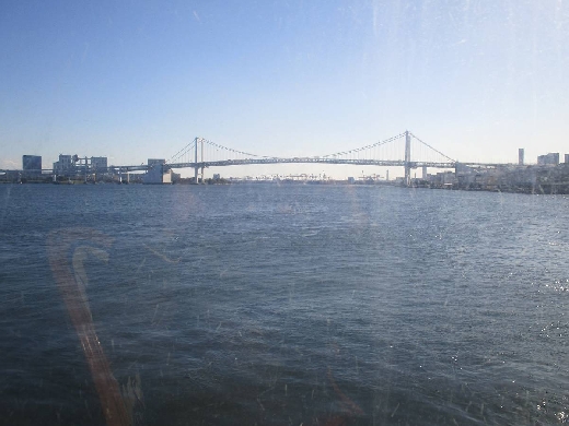 船内より東京湾を撮影