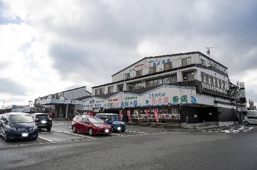昼食会場（浜焼きバイキング）