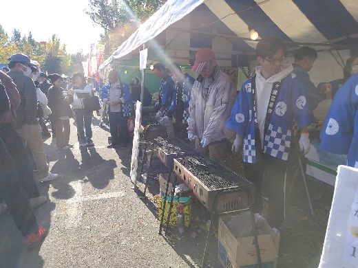 さんまと炭火焼